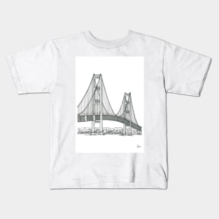 The Mackinac Bridge Kids T-Shirt